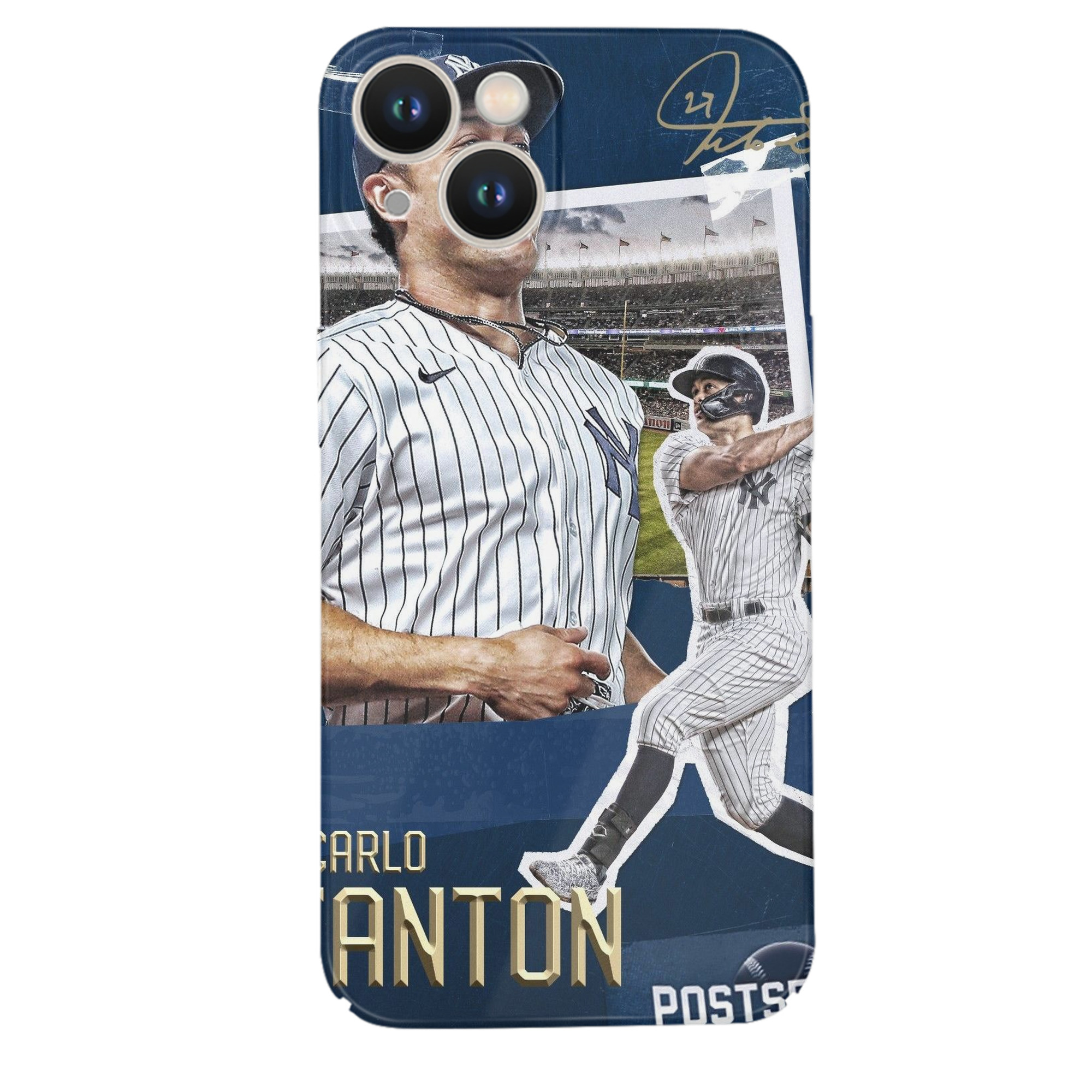 Giancarlo Stanton 18 IPhone 14 Series Full-Cover Hard Case – Shockproof With Raised Camera Protection – Precise Cutouts, Wireless Charging Compatible – Durable, Anti-Yellowing, Easy To Clean